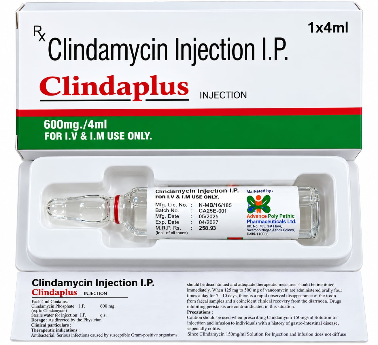 Clindaplus Clindamycin Injection