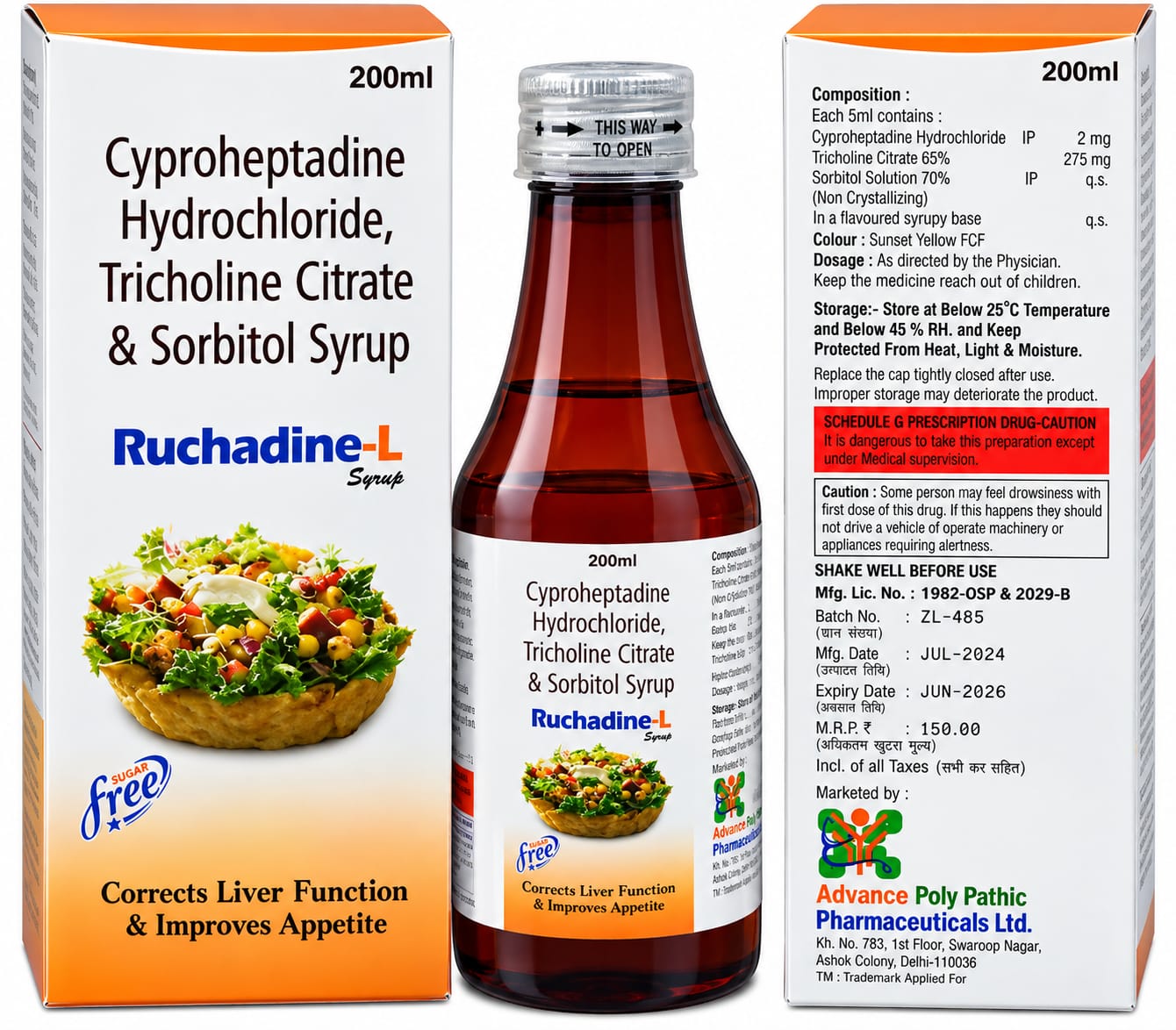 Ruchadine-L Syrup